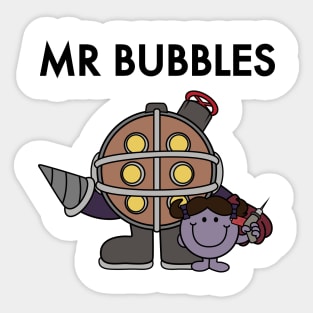 Mr Bubbles Sticker